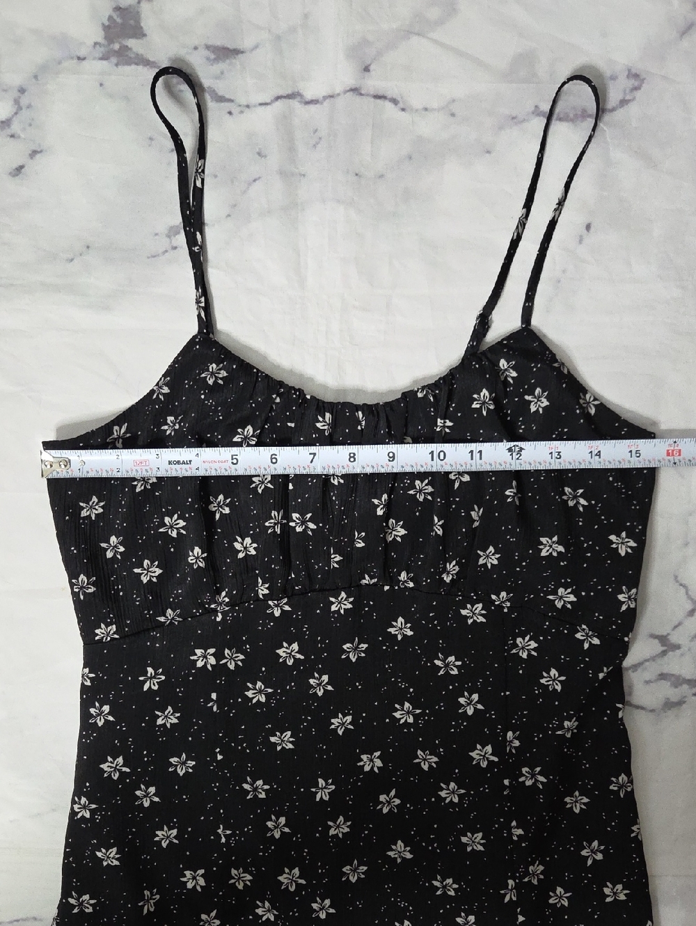 Willow + Root Black Floral Mini Dress - Picture 3 of 7